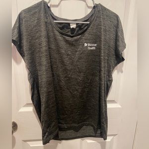 Grey workout top